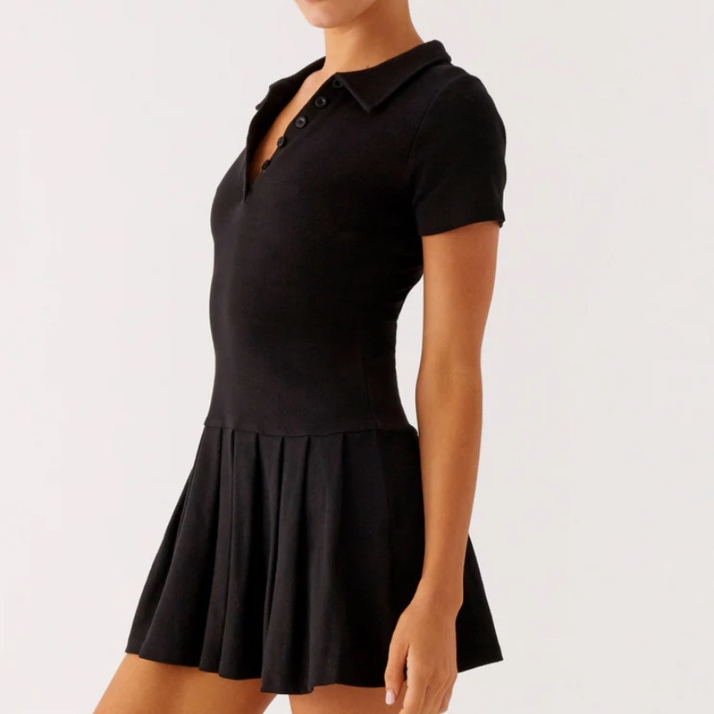 Peppermayo Black Alondra Mini Dress
